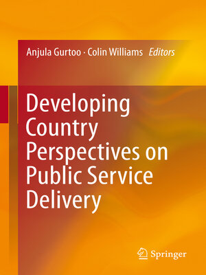 cover image of Developing Country Perspectives on Public Service Delivery